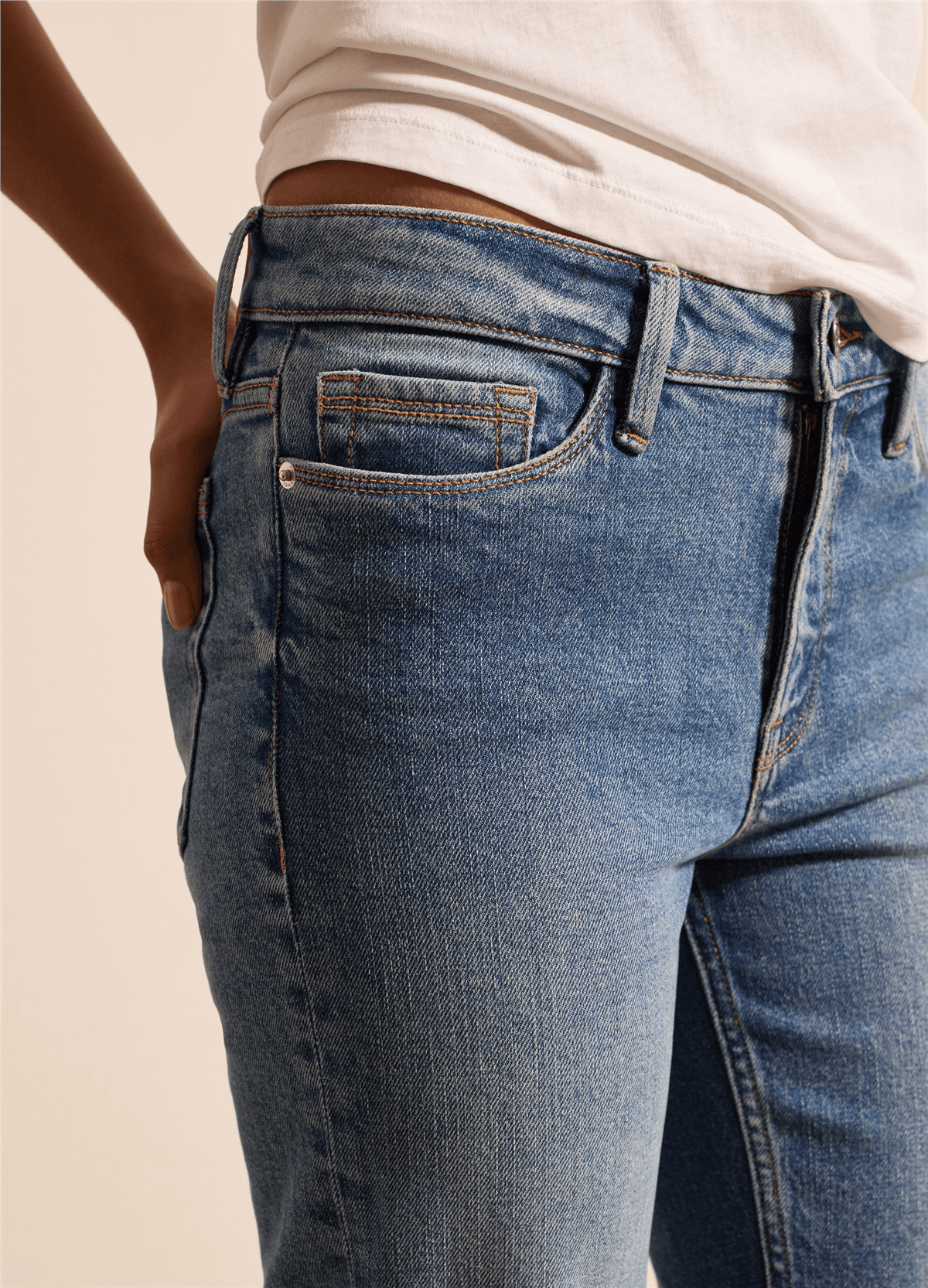 Beş Cepli Düz Kesim Jean — 3