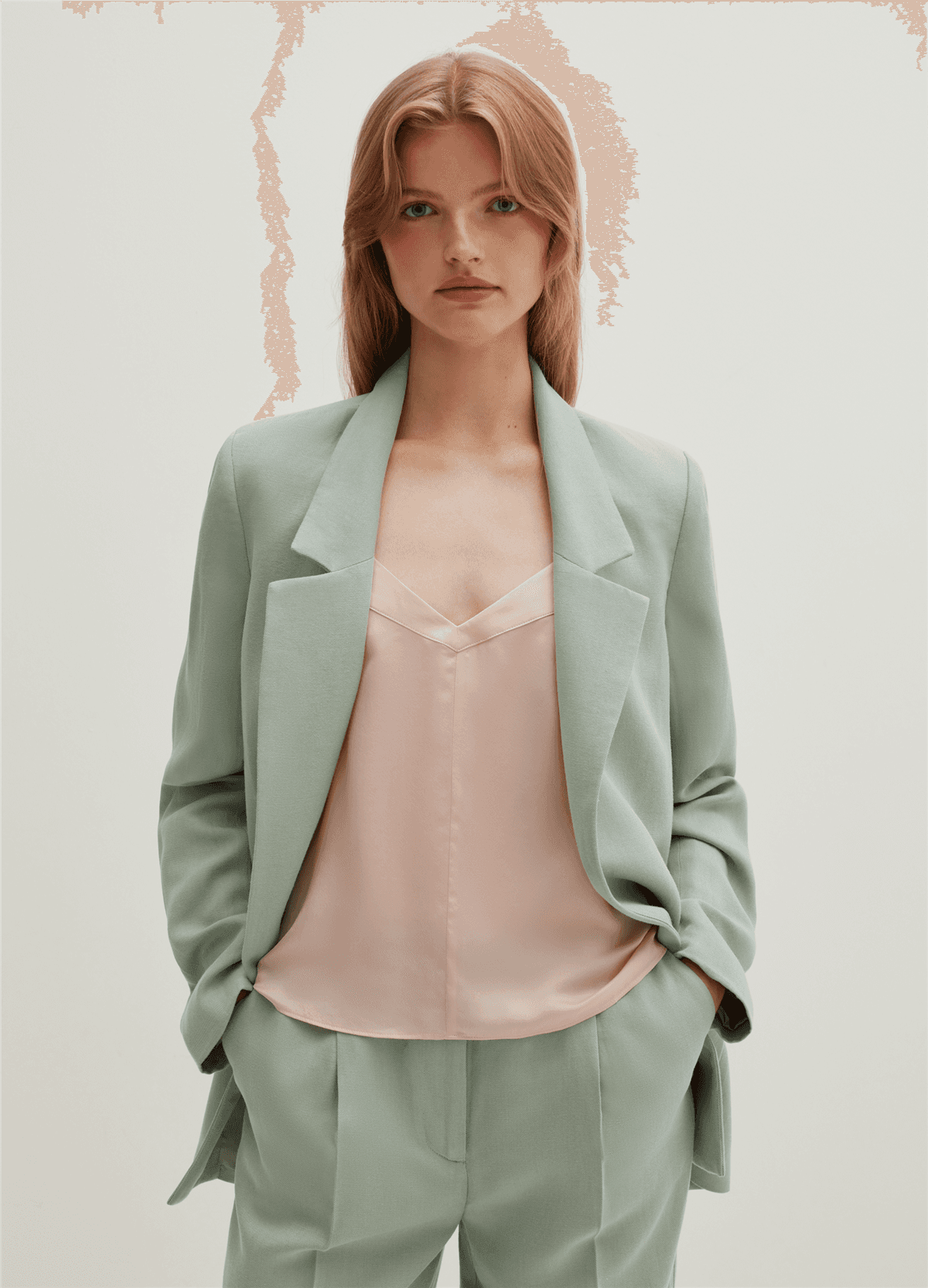 Bol Kesim Mint Blazer
