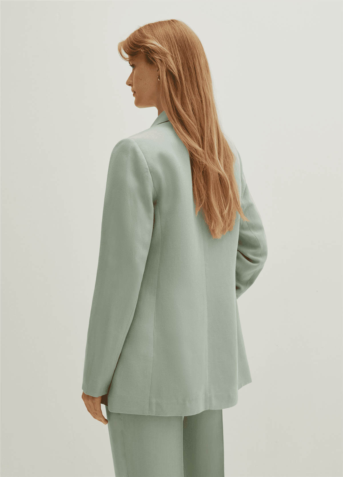 Bol Kesim Mint Blazer — 3