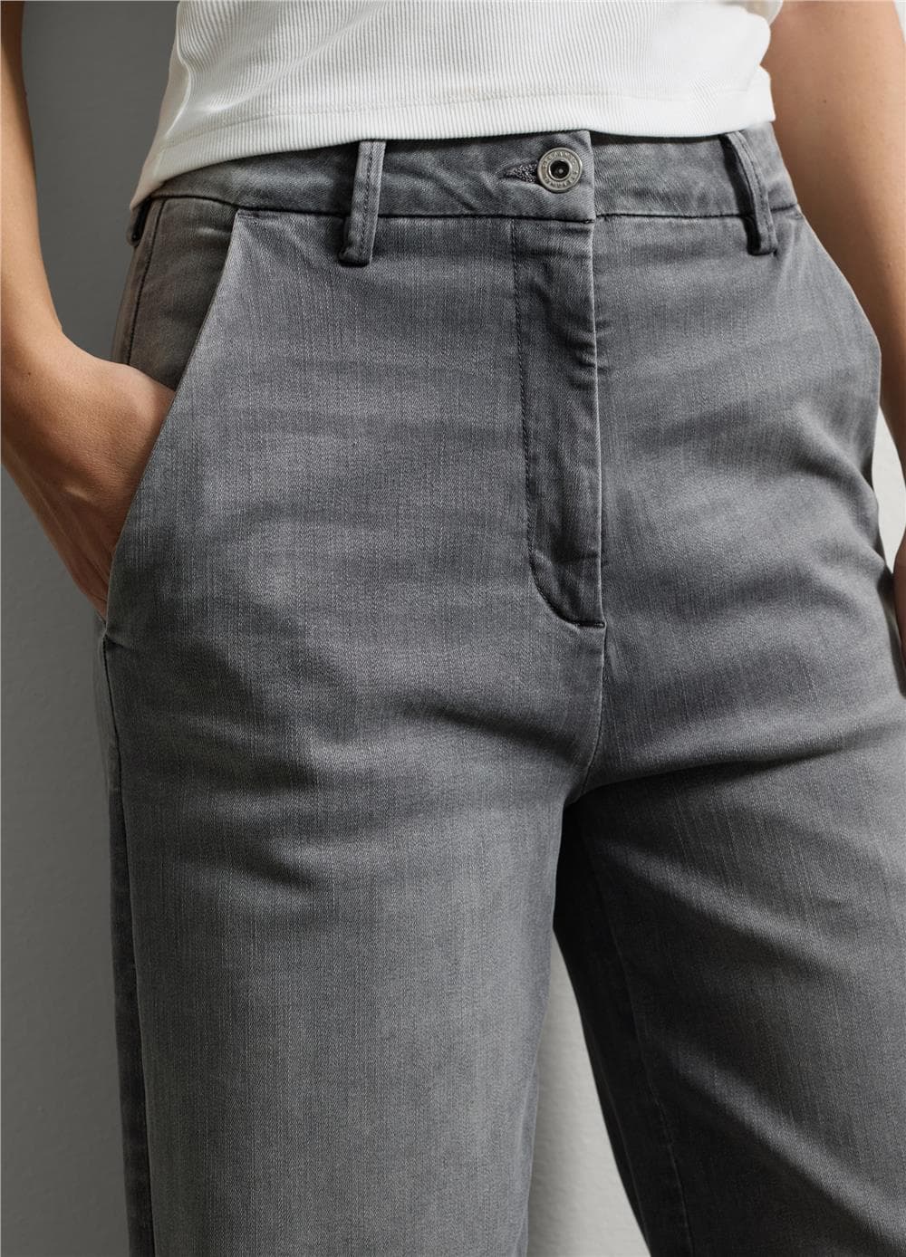 Bol Paça Gri Kot Pantolon — 3