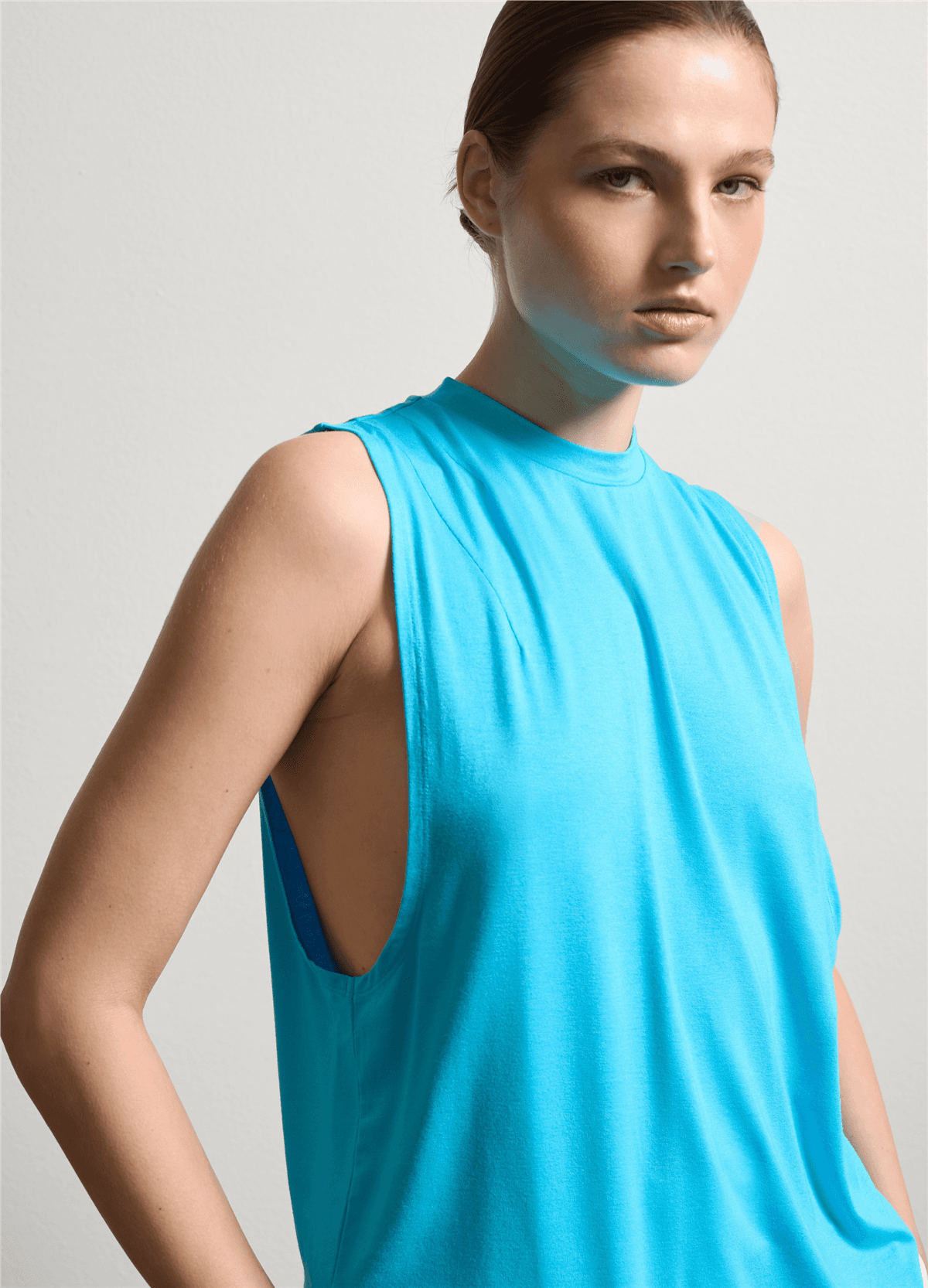 Boxy Fit Mavi Atlet — 3
