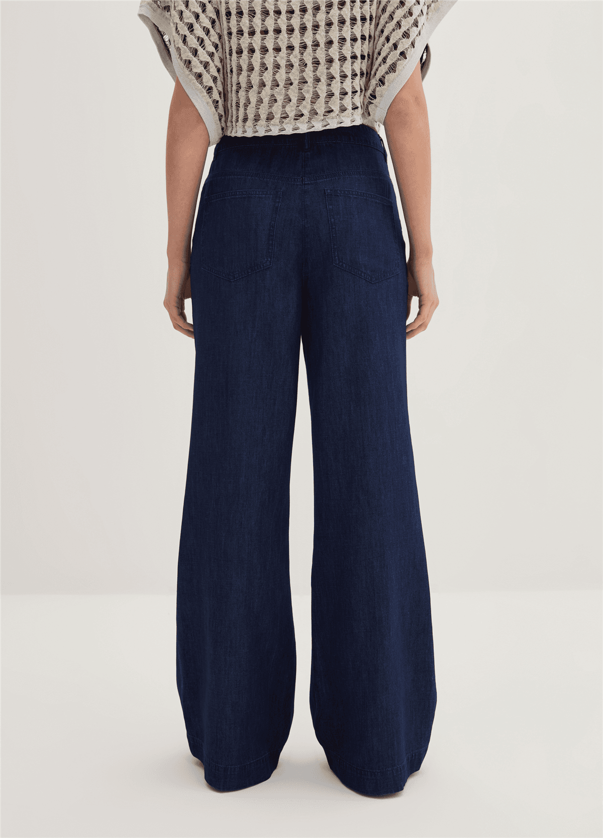Denim Palazzo Pantolon — 3