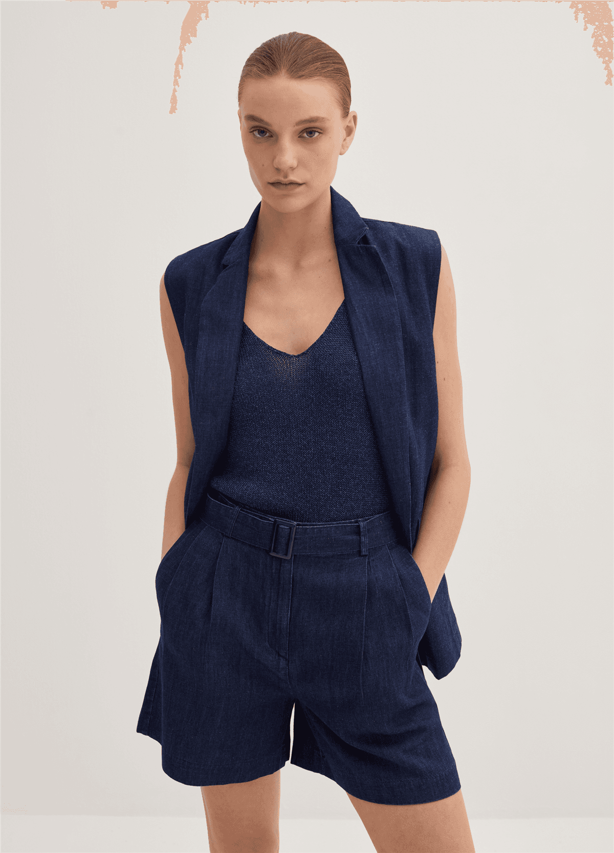 Denimden Kolsuz Blazer