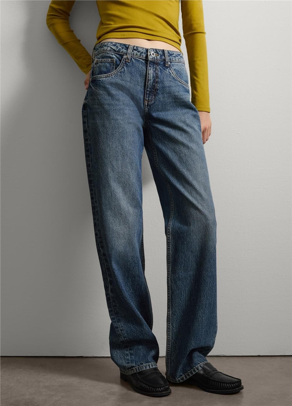 Düz Denim Kot — 2