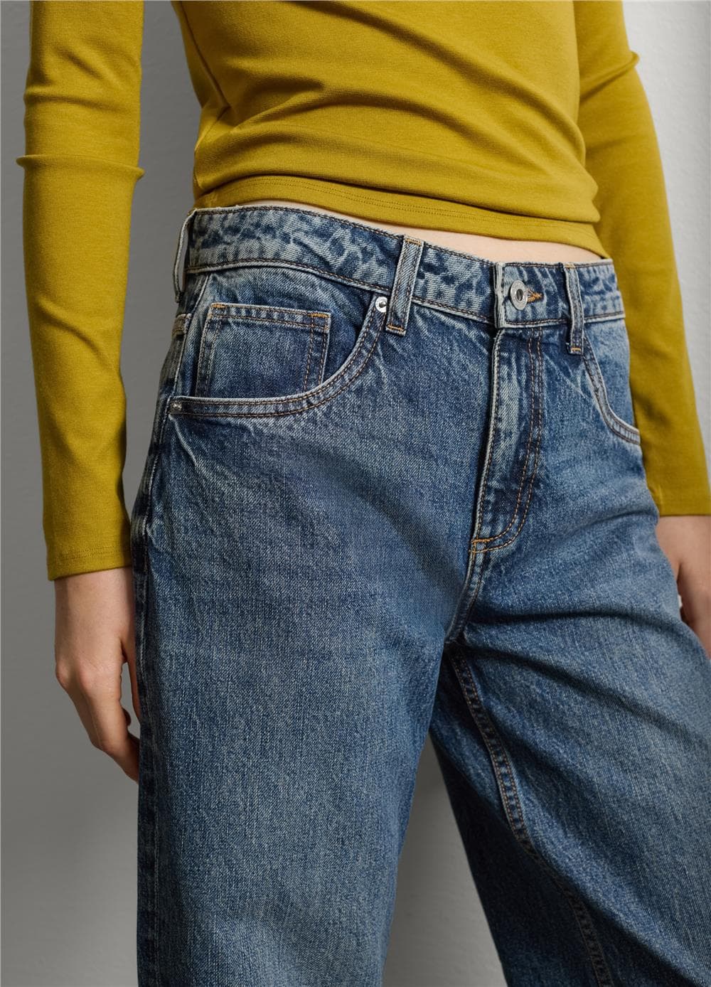 Düz Denim Kot — 4