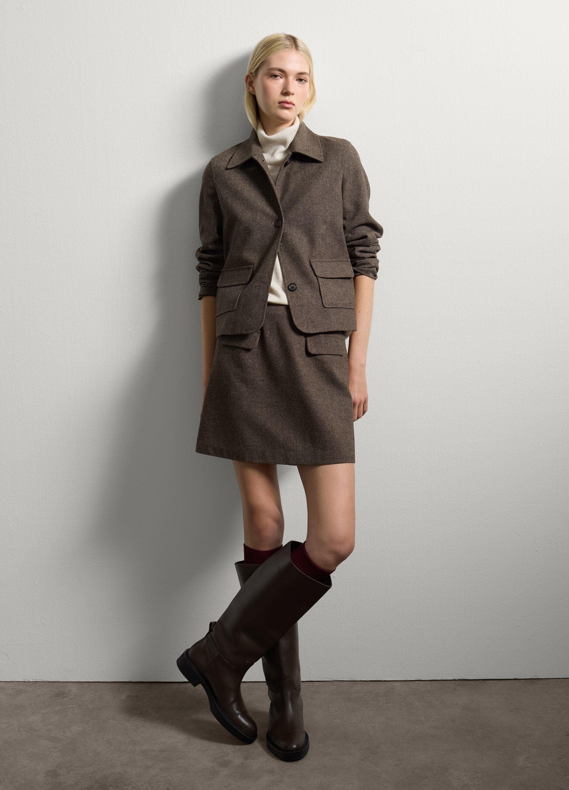 Düz Kesim Blazer Ceket — 1