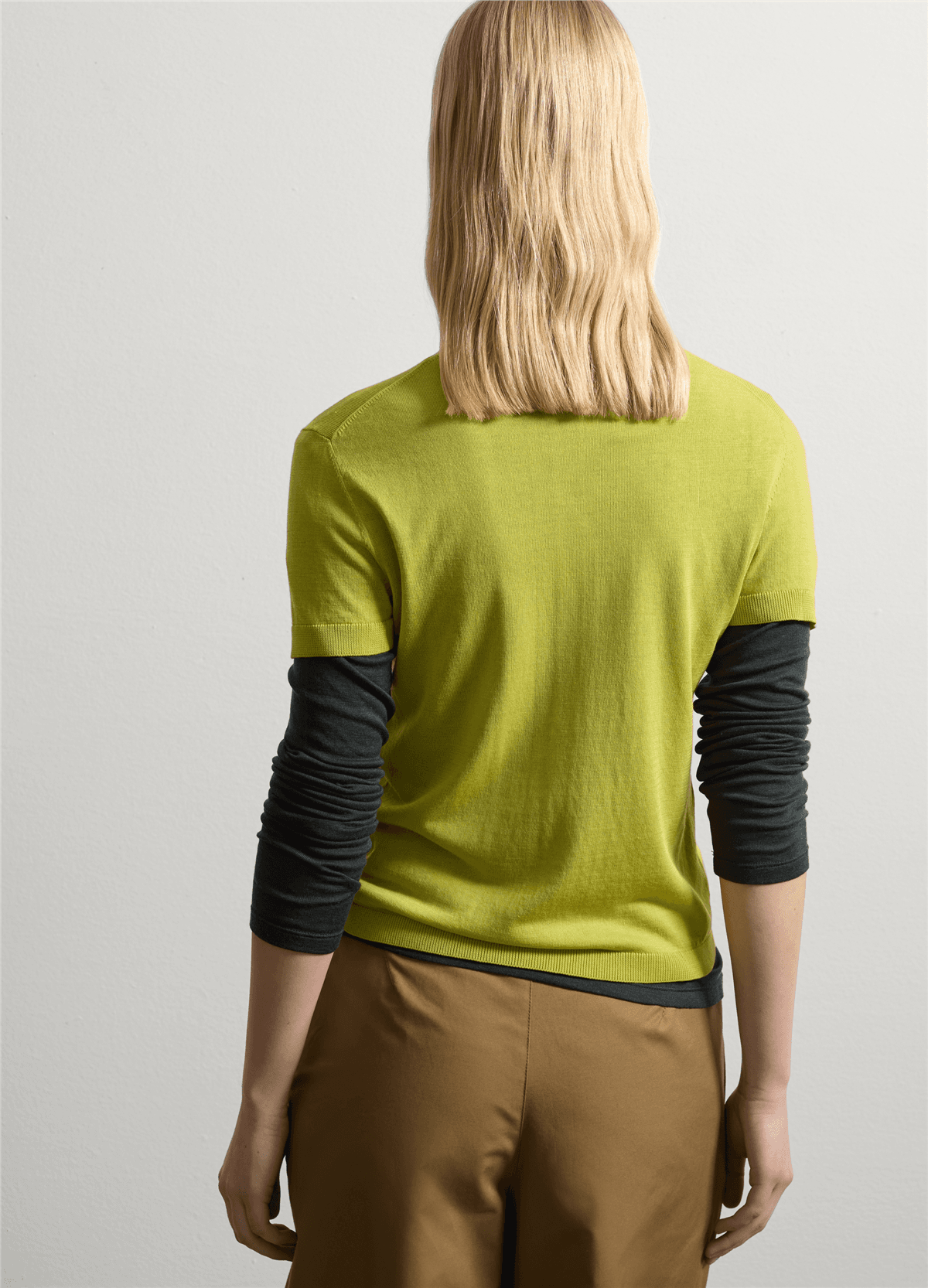Düz Polo Yeşil Tişört — 4