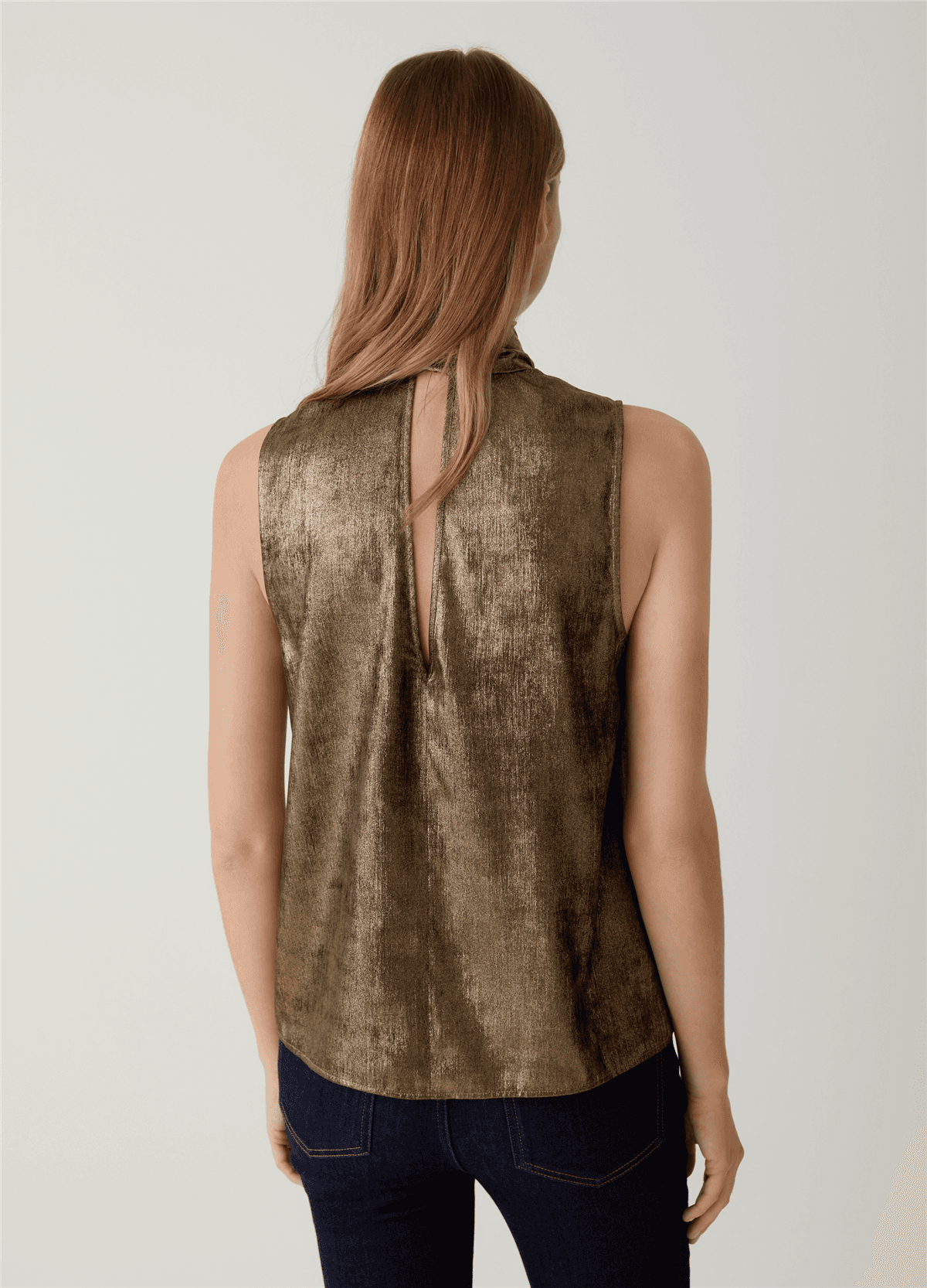 Fularlı Metalik Atlet — 3