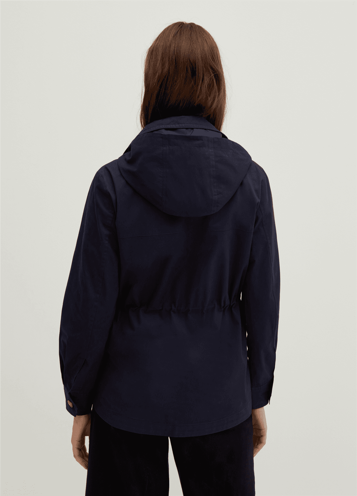 Kapüşonlu Lacivert Parka — 3