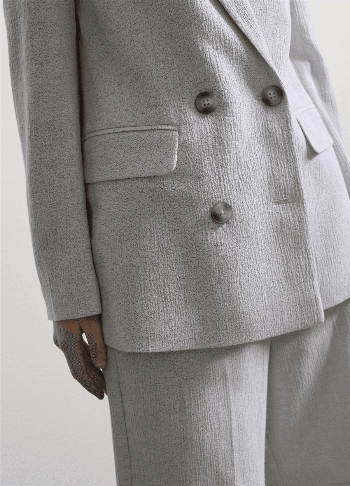 Kruvaze Gri Blazer — 3