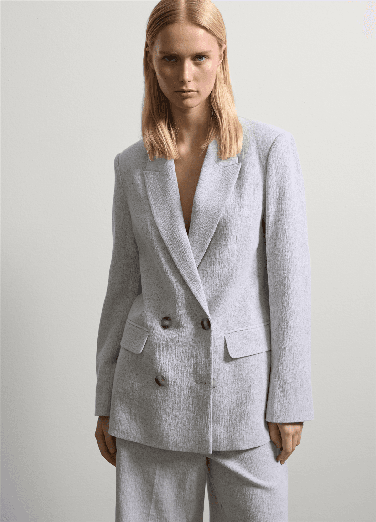 Kruvaze Gri Blazer