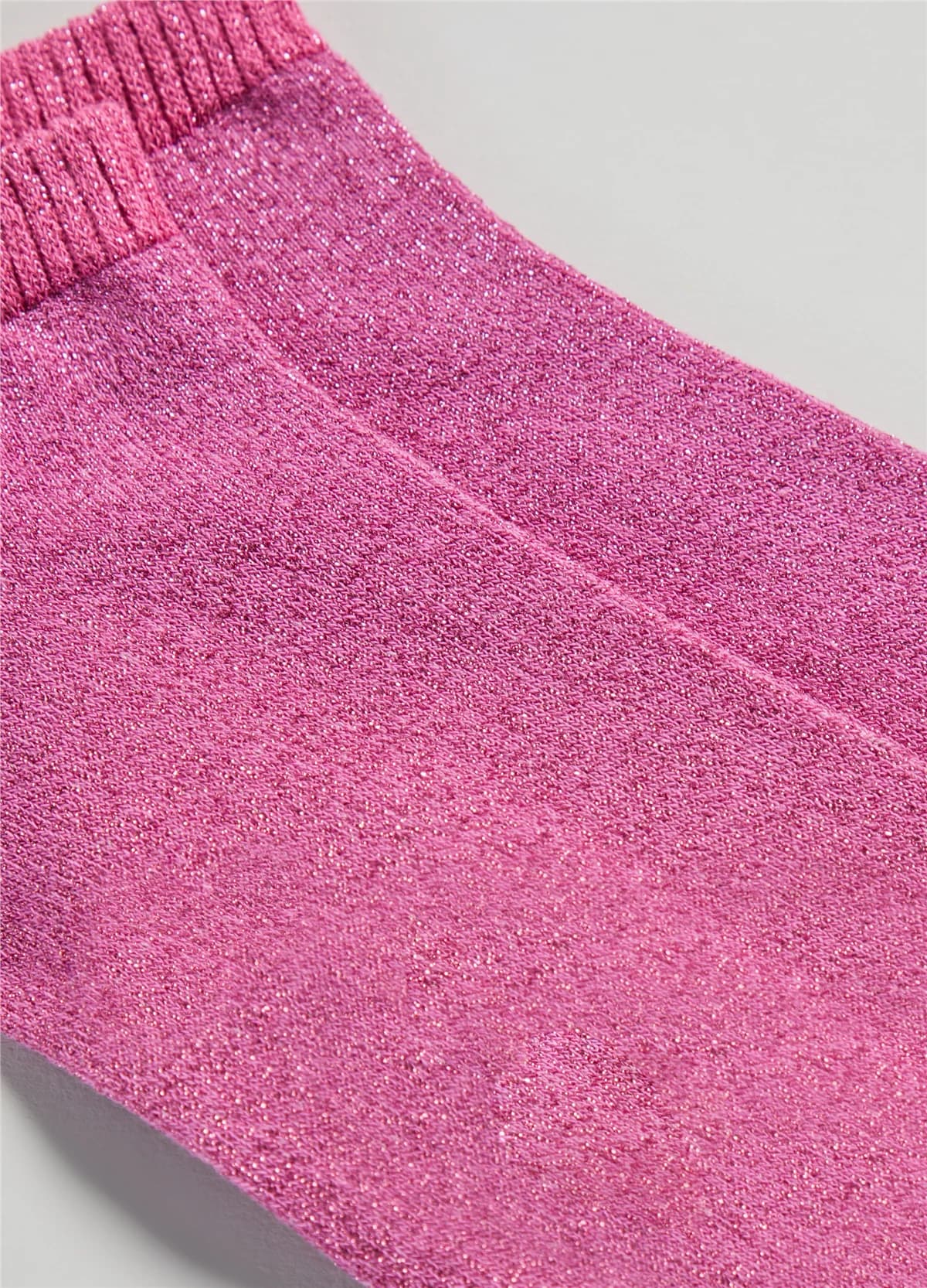 Lurex Pembe Babet Çorabı — 3
