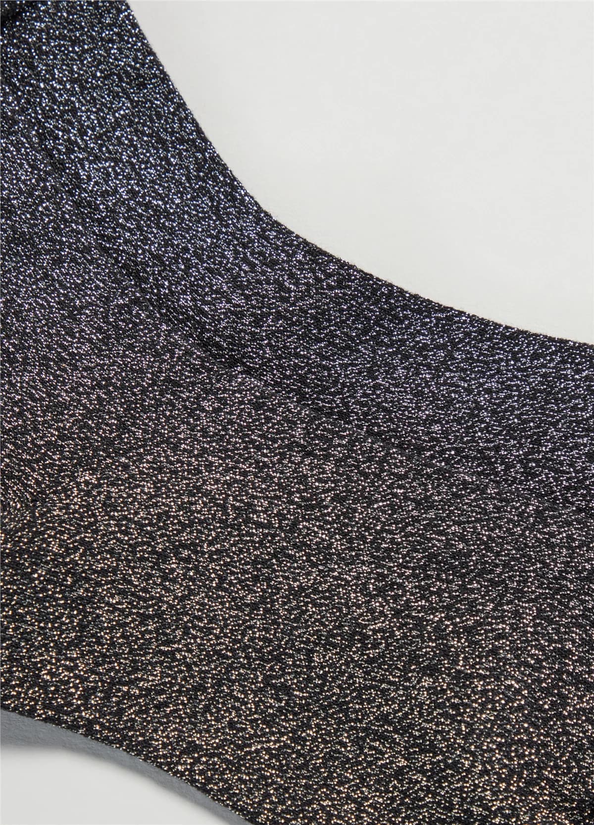 Lurex Siyah Kısa Çorap — 3