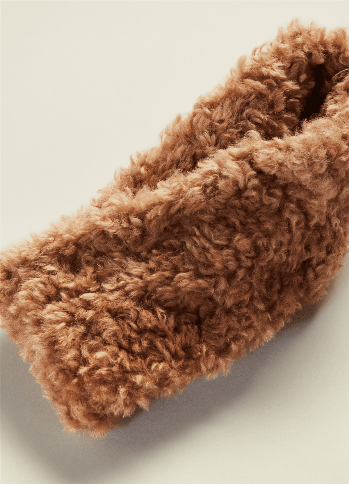 Peluş Bej Saç Bandı — 3