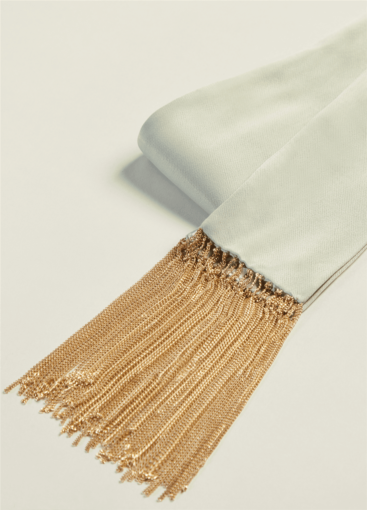 Püsküllü Mint Rayon Şal — 3