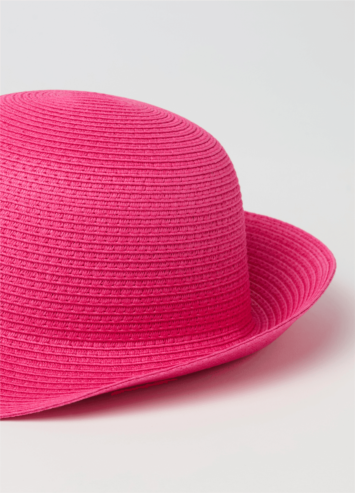 Raffia Cloche Pembe Şapka — 4