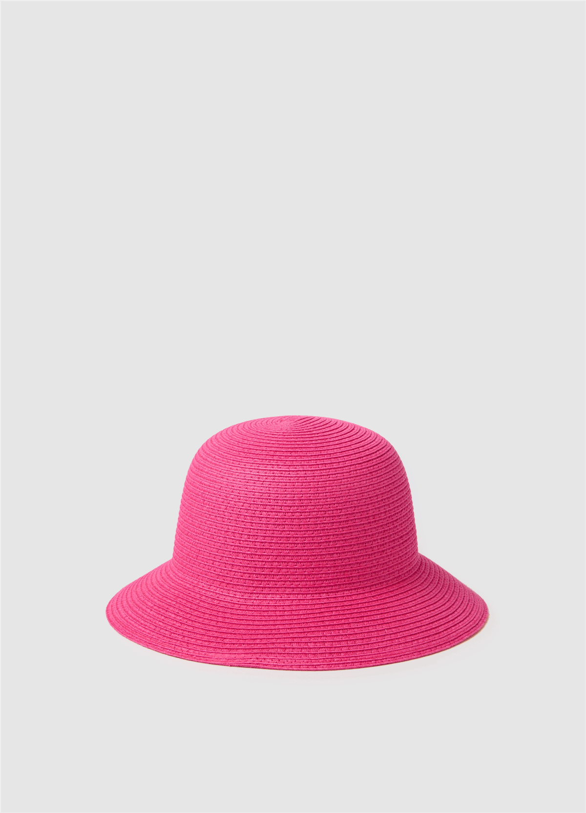 Raffia Cloche Pembe Şapka — 2