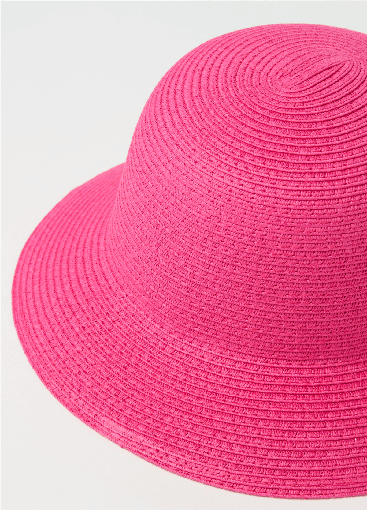 Raffia Cloche Pembe Şapka — 3