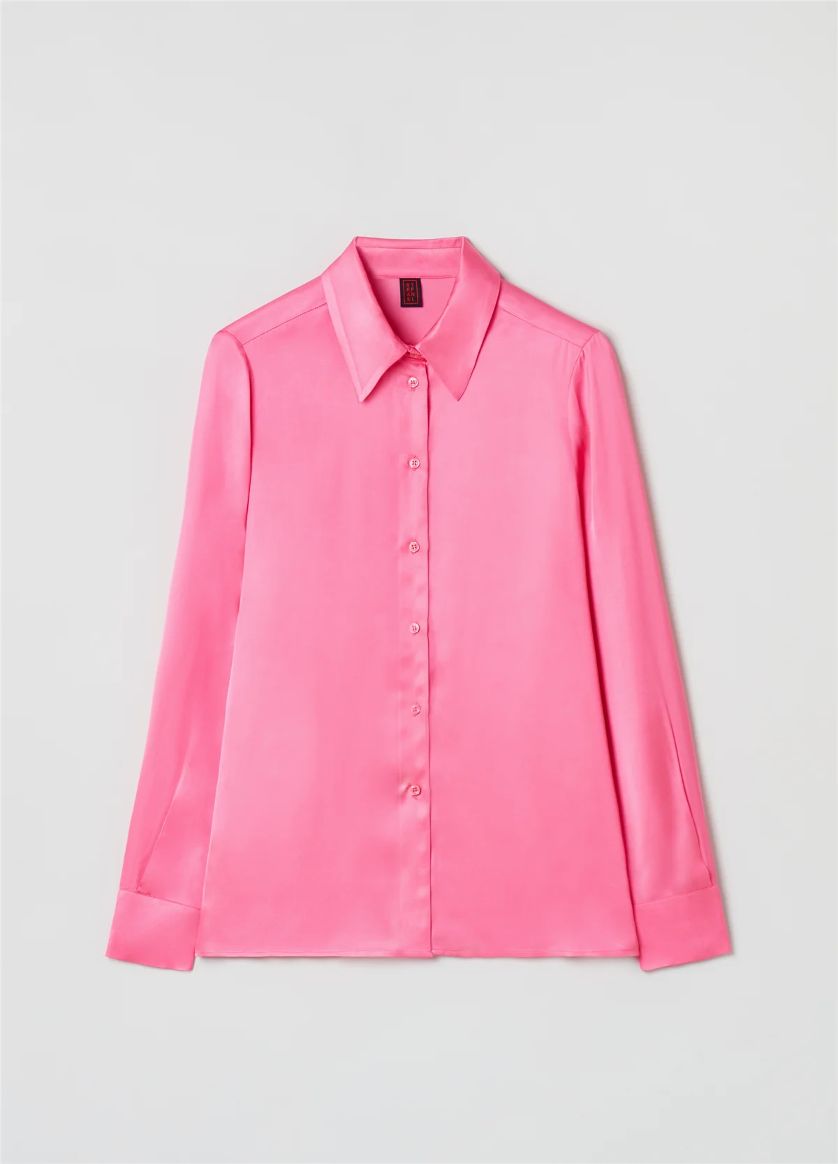 Saten Pembe Gömlek — 4