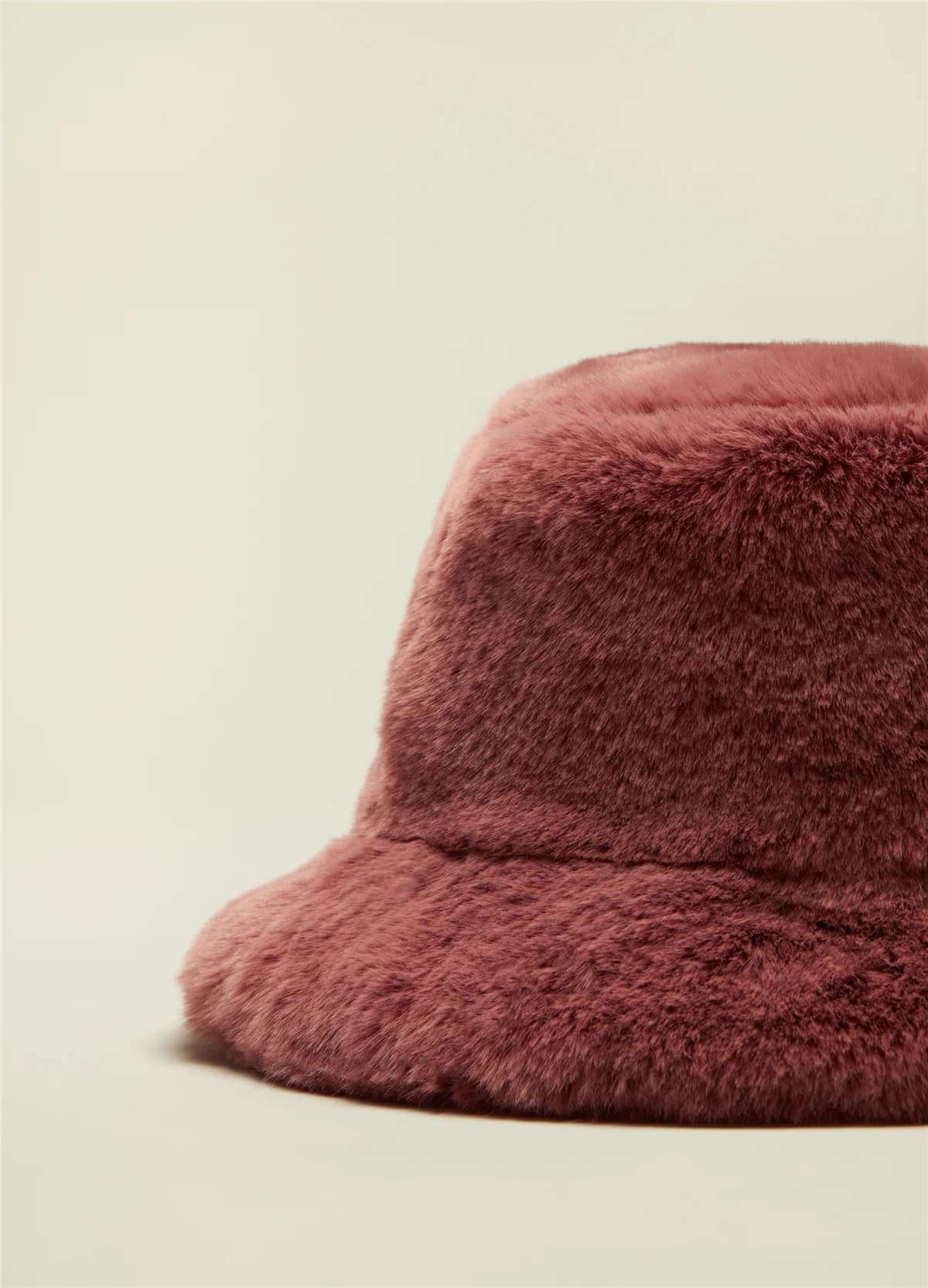 Suni Kürk Pembe Şapka — 4